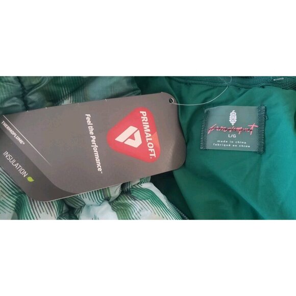 NEW FP MOVEMENT SCRUNCHY GLOSSY PRINTED PIPPA PACKABLE PUFFER JACKET LARGE - Picture 12 of 14